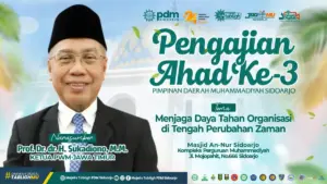 PDM Sidoarjo Hadirkan Ketua PWM Jatim di Pengajian Ahad Pagi