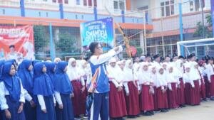 Atraksi Panahan Meriahkan Pembukaan FORTASI 2026 SMAMDELA, Sambut 171 Siswa Baru