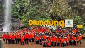 Penutupan MPLS, SMP Muhammadiyah 7 Cerme Bentuk Karakter Siswa Baru Lewat Outbound di Dlundung
