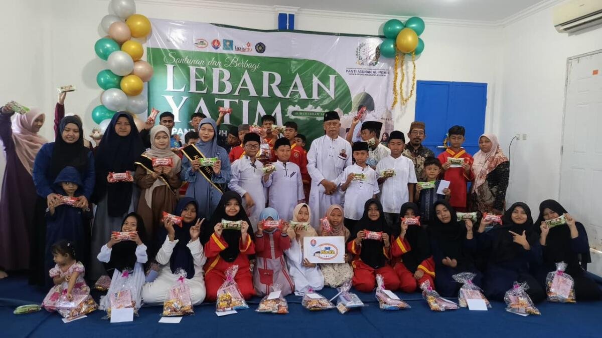 Pimpinan Panti Asuhan Al-Insan Apresiasi Kegiatan Lebaran Anak Yatim