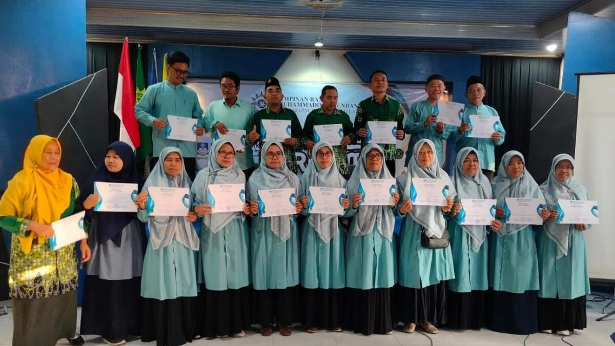 PRM Sendangagung Gelar Baitul Arqam Perdana, Satukan 96 Guru Empat Amal Usaha Muhammadiyah