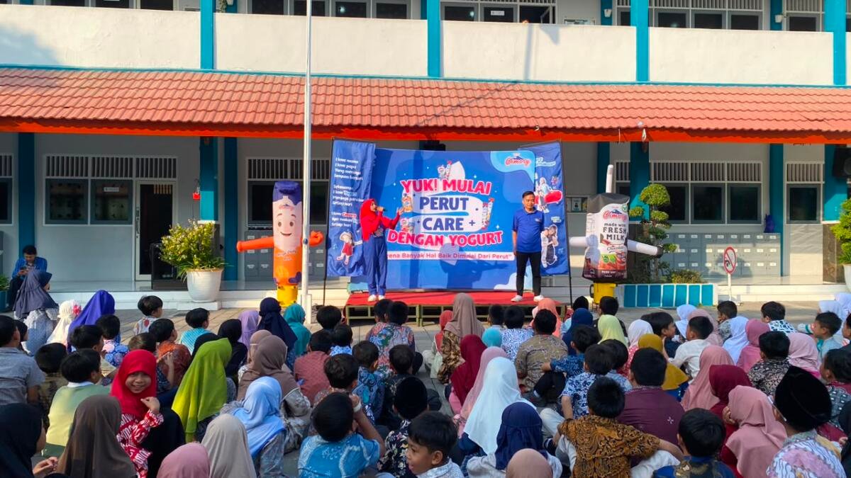 Ratusan Murid Mugeb Primary School Ikuti Edukasi Kesehatan Pencernaan melalui Program Cimory Goes to School