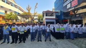 Ratusan Siswa Mamumtaza ikut pembukaan Fortasi bersama SMKM 2 dan MTs M 1 di perguruan Muhammadiyah Tlogomas