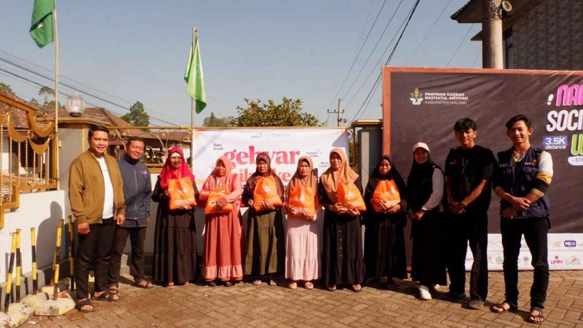 Rayakan Milad, PDNA dan Lazismu Kabupaten Malang Gelar Social Fun Walk