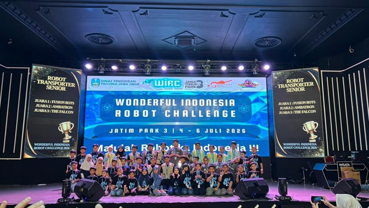 Robotic M4 Mudipat Raih Juara Umum WIRC 2026, Borong 63 Medali di Ajang Robotika Nasional
