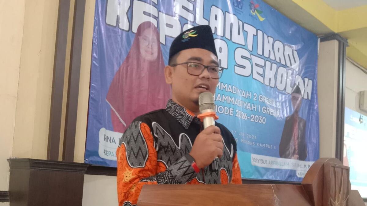 Rosyidul Arifibillah Resmi Pimpin SMP Muhammadiyah 1 Gresik, Usung Semangat Kolaborasi dan Inovasi