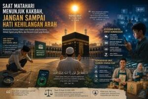 Saat Matahari Menunjuk Kakbah, Mengapa Hati Kita Justru Kehilangan Arah?
