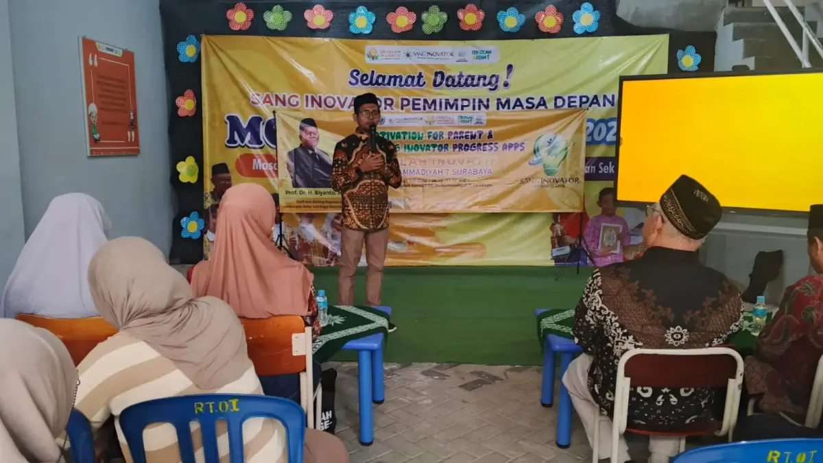 SD Muhammadiyah 7 Surabaya Luncurkan Sang Inovator Progress Apps