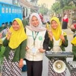Semarak MPLS, Mahasiswa KKN Universitas Muhammadiyah Surabaya Ikuti Pawai Bersama SDI Nurul Ulum Jerukwangi