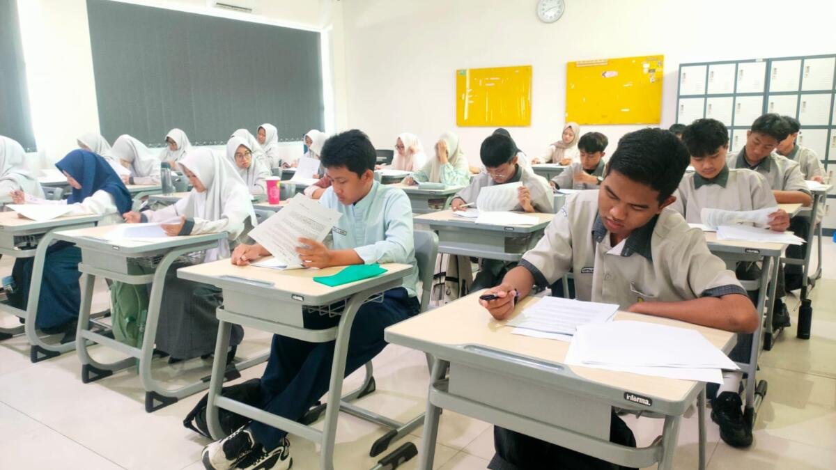 Siswa GAC Smamio Ikuti GAC Entry Test untuk Petakan Kemampuan Bahasa Inggris