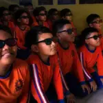Siswa MI Muhammadiyah 4 Al-Azhar Mejasem Belajar lewat Film 3D