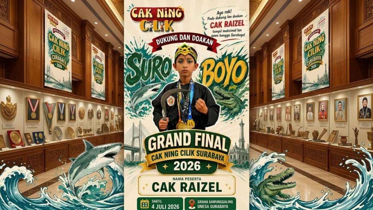 Siswa SD Muhammadiyah 18 Surabaya Tembus Grand Final Cak Ning Cilik Surabaya 2026