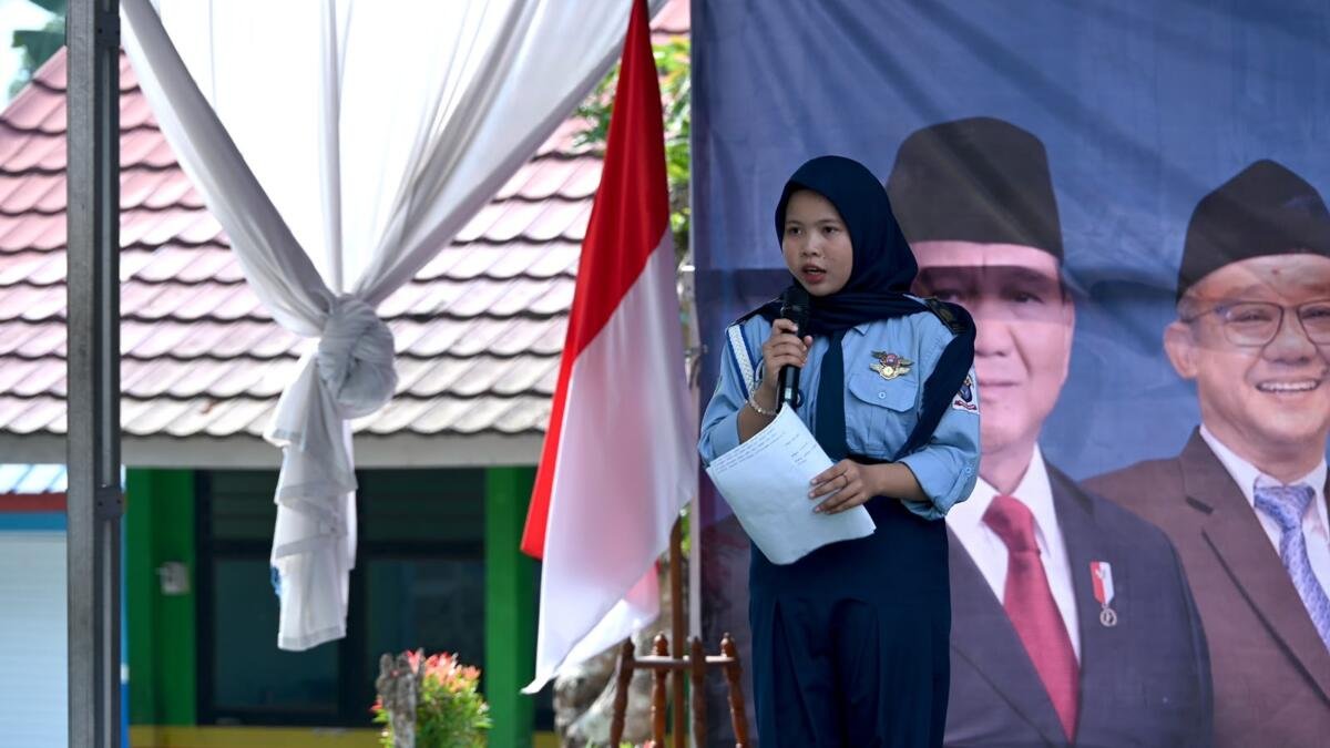 Siswi SMP Negeri 9 Pangkalpinang Bersyukur Sekolah Direvitalisasi, Kini Belajar Lebih Aman dan Nyaman