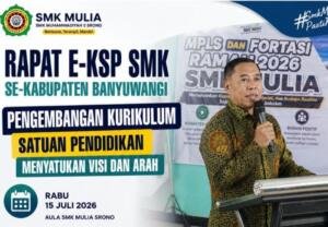 SMK Muhammadiyah 5 Srono Satukan Visi Pengembangan Kurikulum melalui Rapat E-KSP