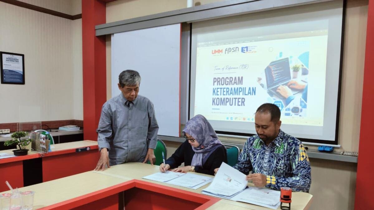 SMP Muhammadiyah 8 Kota Batu Gandeng UMM Tingkatkan Kompetensi Digital Siswa