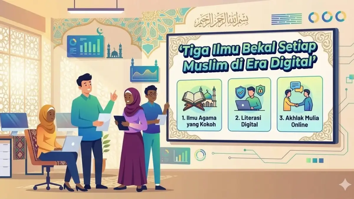 Tiga Ilmu Bekal Setiap Muslim di Era Digital