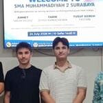 Tiga Mahasiswa Turki Pelajari Kemuhammadiyahan dan Berbagi Budaya di Smamda