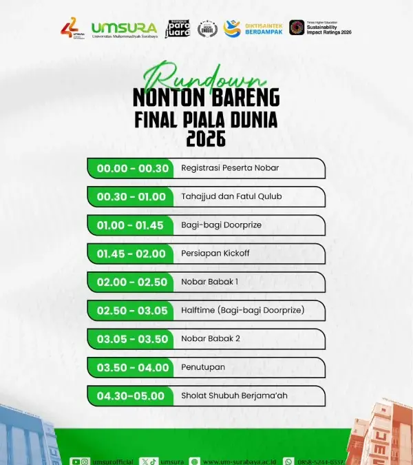 Umsura Gelar Nobar Final Piala Dunia 2026, Rektor Mundakir Undang Masyarakat Ikut Meriahkan
