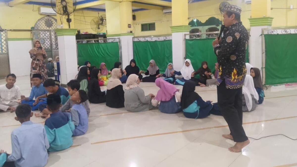 Usir Jenuh Pascalibur, LPQ Al Islam Surabaya Sambut Santri Semester Baru dengan Fun Games