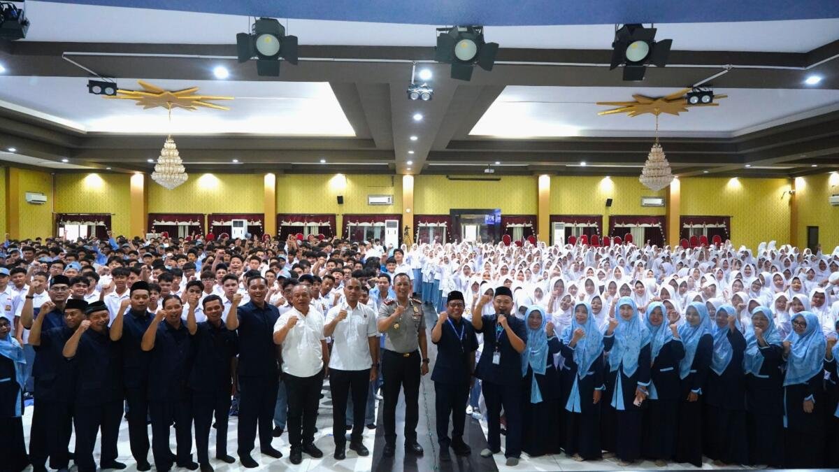 Wakapolresta Sidoarjo Ajak Murid Smamda Bangun Integritas dan Jauhi Narkoba