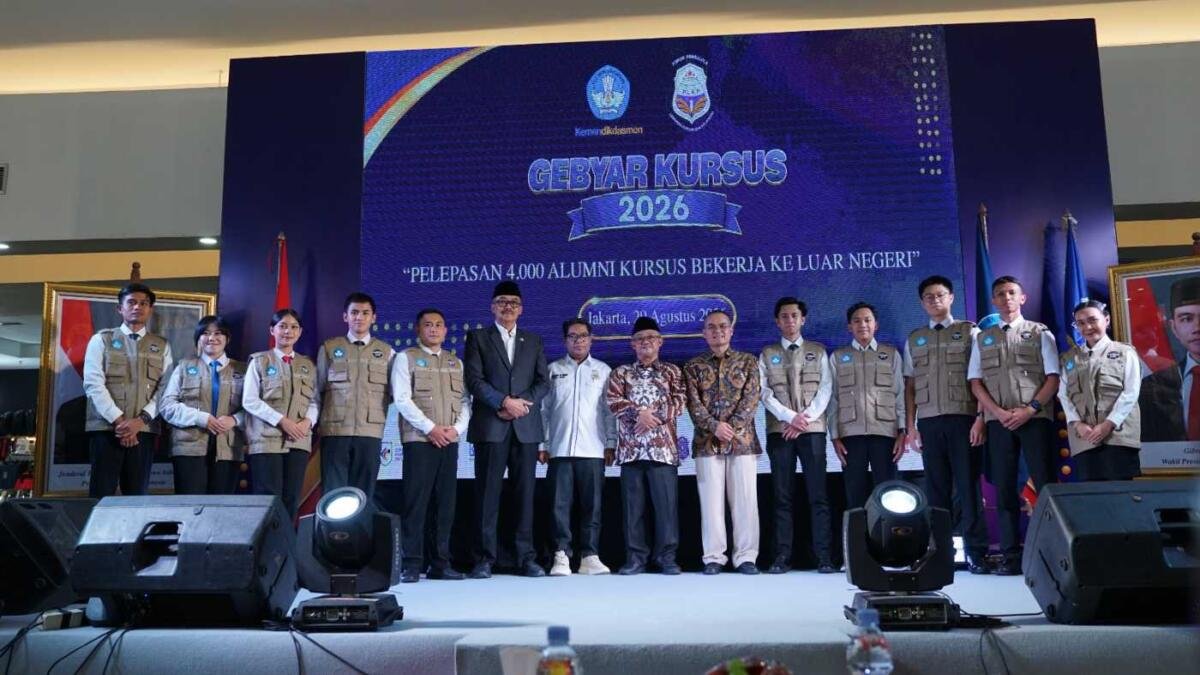 4.021 Alumni LKP Dilepas Bekerja di 11 Negara, Bawa Keterampilan Indonesia ke Dunia