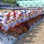 83 Santri Putri Tampilkan Tari Saman di Upacara HUT ke-81 RI dan Dasawarsa ke-4 Al-Ishlah