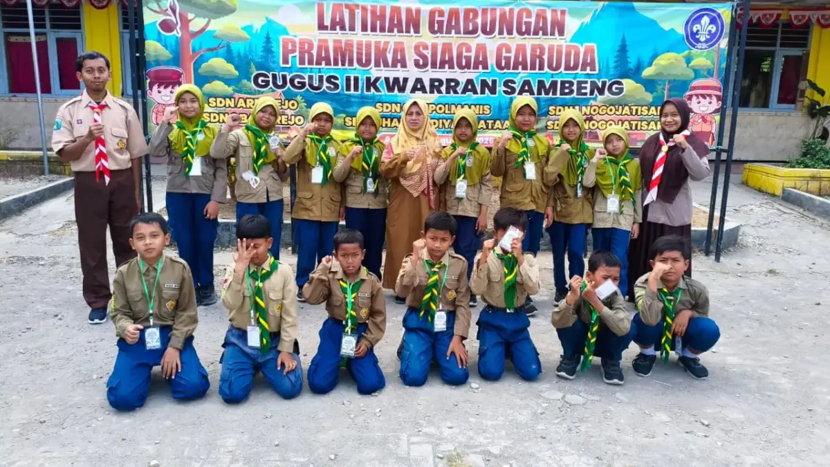 Bangga Berseragam Hizbul Wathan, SD Muhammadiyah 1 Sambeng Ikuti Latgab Siaga