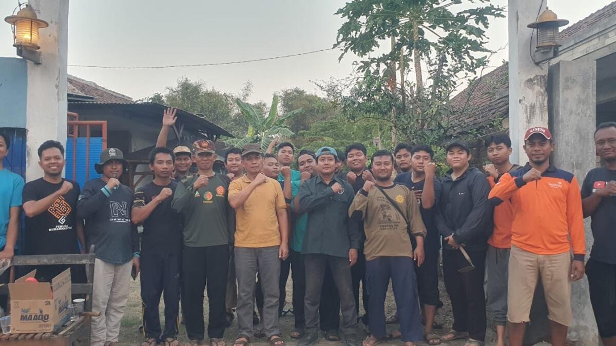 Beda Gerakan, Satu Tujuan: PDM Jombang dan Ortom Gotong Royong Siapkan Posko Relawan Muktamar NU ke-35