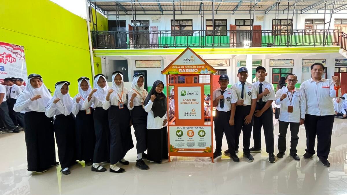 Bukan Sampah, Ini Sedekah! MTs Muda Ponorogo Mulai Gerakan GASEBO