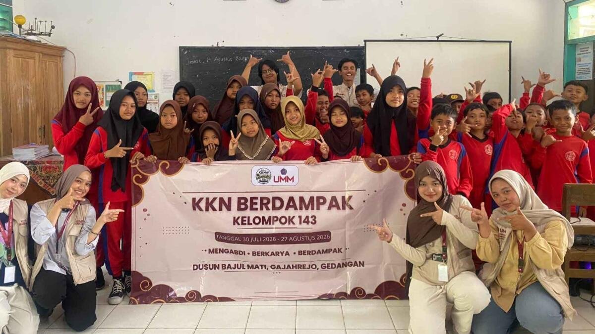 Cegah Bullying Sejak Dini, Mahasiswa KKN UMM Sosialisasi Anti-Perundungan di SDN 04 Gajahrejo