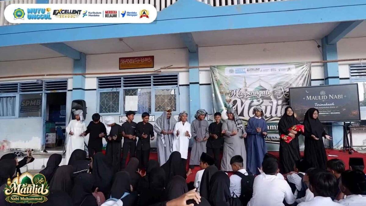 Cinta Nabi dalam Aksi, SMP Mutu Peringati Maulid Nabi Muhammad SAW