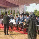 Drumband Tunas Melati Muhammadiyah Wotan Sukses Iringi Upacara HUT ke-81 RI di Panceng