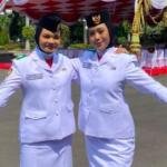 Dua Siswi Smamga Dipercaya Jadi Petugas Upacara HUT ke-81 RI di Balai Kota Surabaya