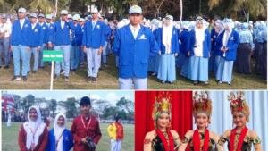Ekstrakurikuler Jurnalistik, Tari, dan Siswa SMA Muha Genteng Semarakkan Upacara HUT ke-81 RI