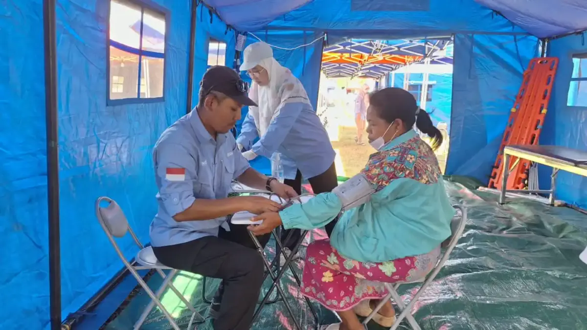 EMT Muhammadiyah Dirikan RS Lapangan Standar WHO di Manggarai Timur