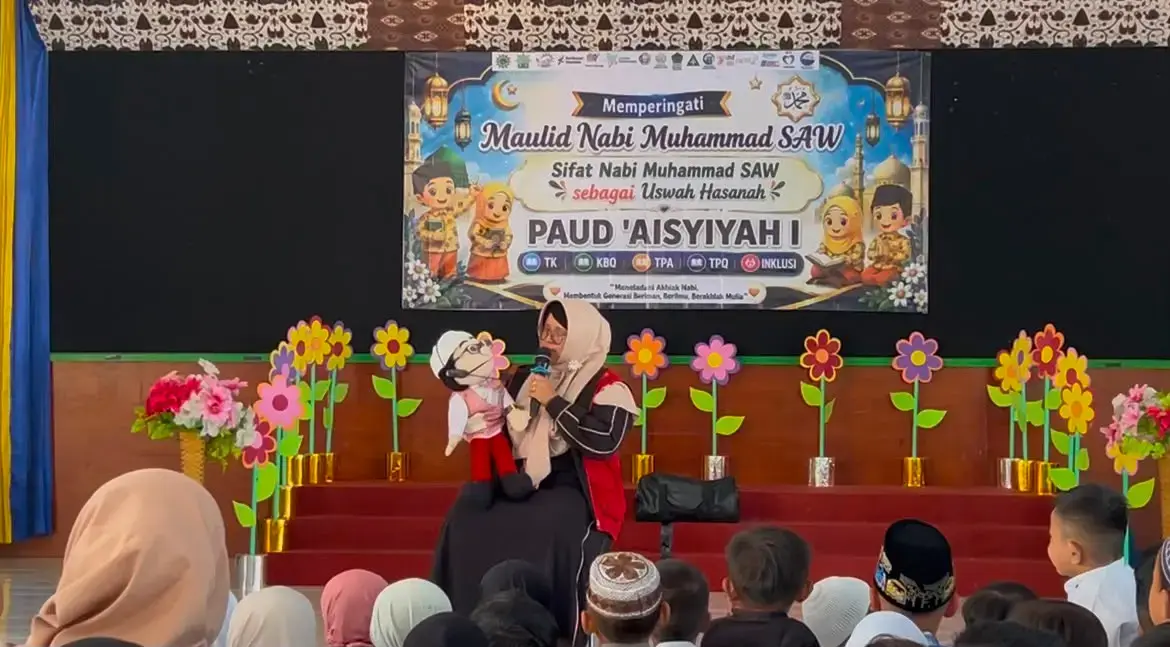 Festival Cinta Maulid di PAUD Aisyiyah I Kota Probolinggo, Tanamkan Keteladanan Nabi