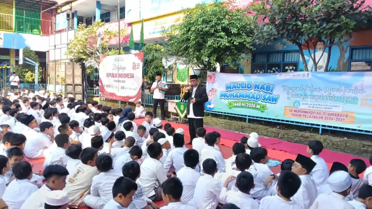 Gebyar Maulid SDM Limas Surabaya, Siswa Asah Potensi dan Raih Prestasi