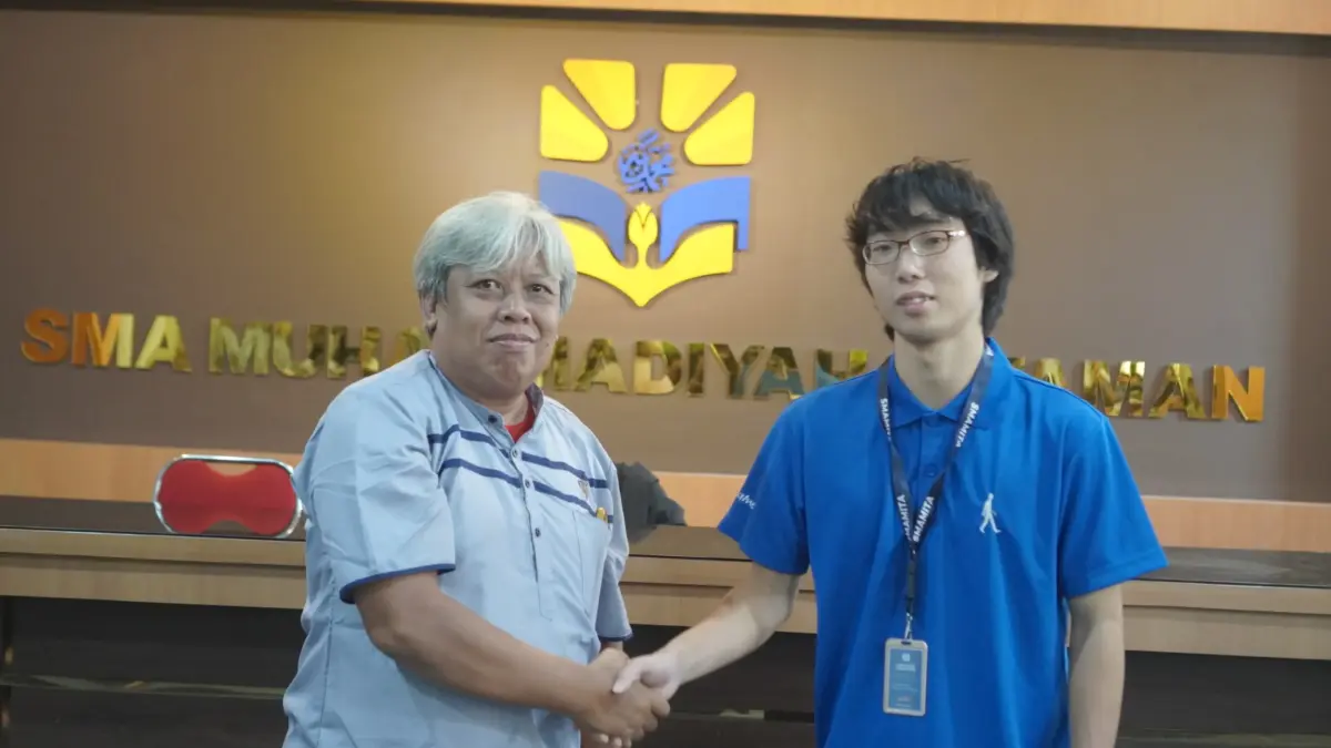 Guest Teacher AIESEC Kenalkan Budaya Jepang kepada Siswa Smamita