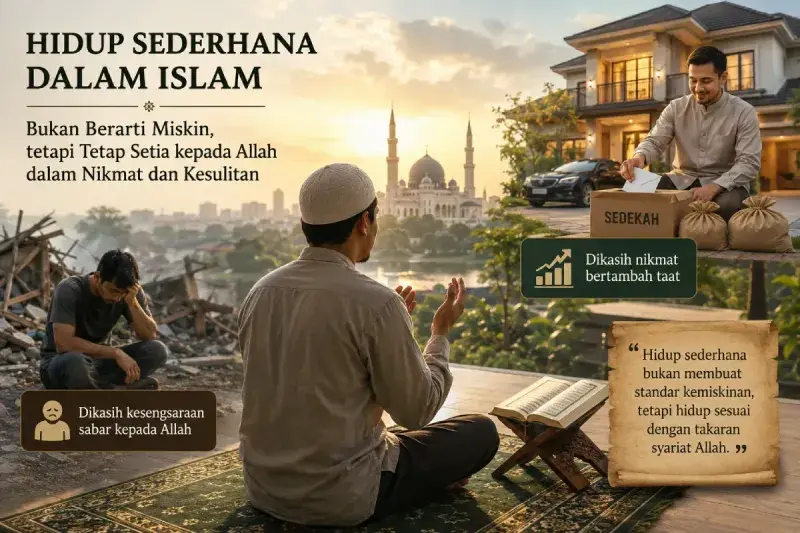 Hidup Sederhana Bukan Berarti Miskin, tetapi Tetap Setia kepada Allah dalam Nikmat dan Kesulitan