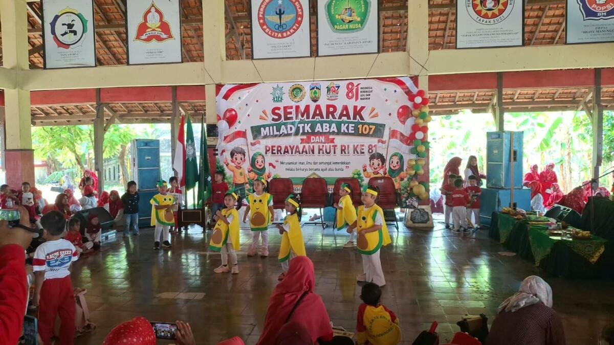 IGABA Jepara Semarakkan Milad TK ABA ke-107, Libatkan 240 Anak PAUD Aisyiyah