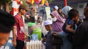IPM PPTQ Ahmad Dahlan Tumbuhkan Jiwa Wirausaha Santri pada Hari Bermuhammadiyah Ponorogo