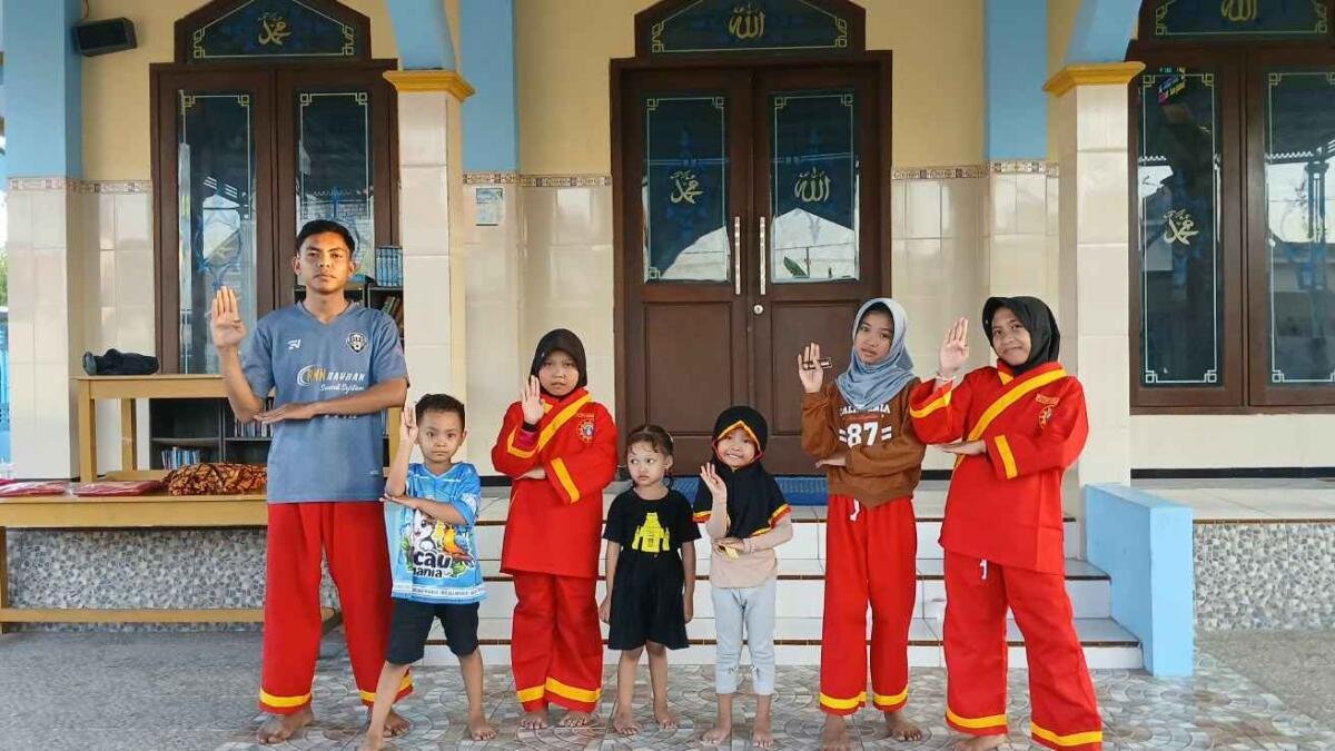 Jelang Pentas Kemerdekaan, TPA Salsabila Muhammadiyah Wajik Rutinkan Latihan Seni Tapak Suci