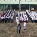 Khidmat di Bawah Sang Merah Putih, Ratusan Pelajar Muhammadiyah Kota Blitar Gelar Upacara HUT Ke-81 RI