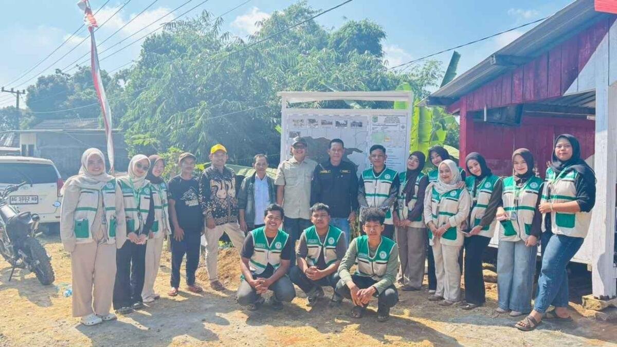 KKN MAs Kelompok 73 Resmikan Peta Aset Dusun Bedali 