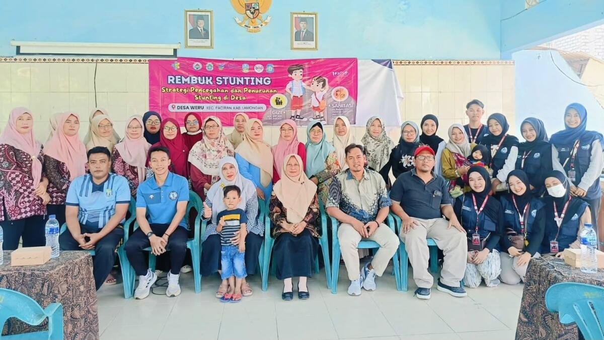 KKN Umla Kelompok 17 Gelar Rembuk Stunting di Desa Weru, Dorong Strategi Pencegahan dan Penurunan
