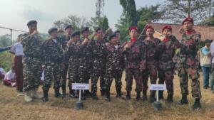 Kokam PRPM Plajan Ikuti Upacara HUT Ke-81 RI di Desa Plajan