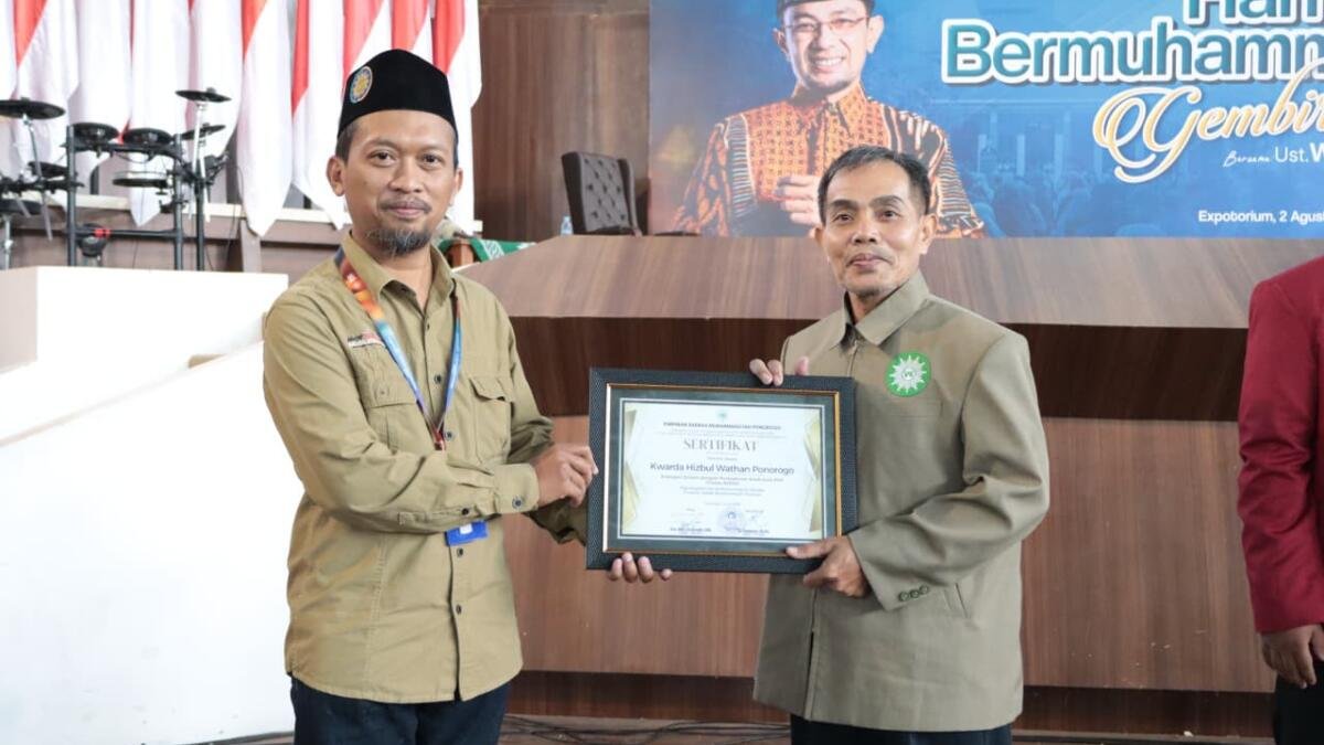 Kwarda HW Ponorogo Raih Penghargaan Ortom dengan Anggota Mulai Usia Dini