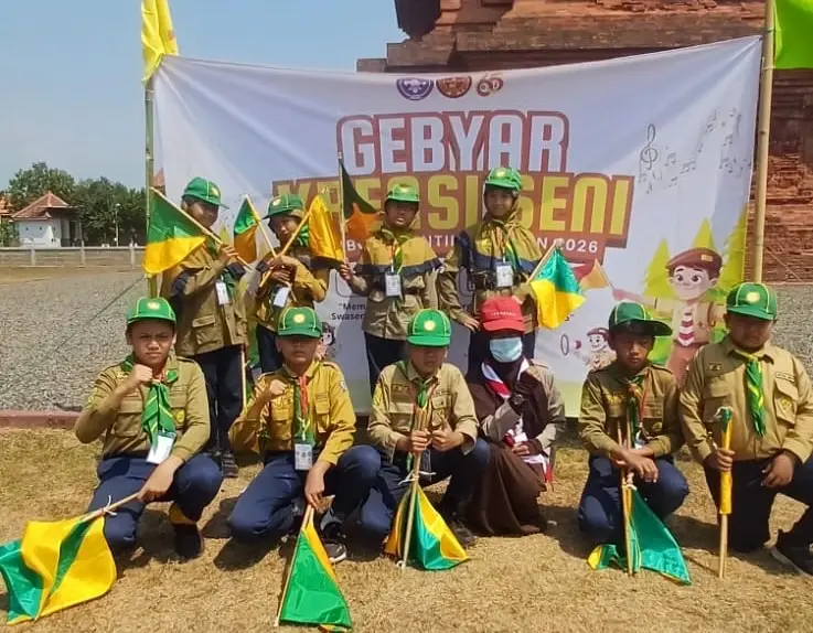 Mengikuti Jambore di Candi Jabung, HW SD Mutu Buktikan Karakter Tak Berhenti di Sekolah