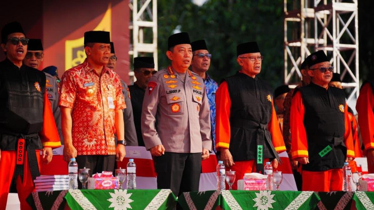 Muktamar XVI Tapak Suci Dibuka di Simpang Lima, Kapolri Ajak Pesilat Jadi Cooling System
