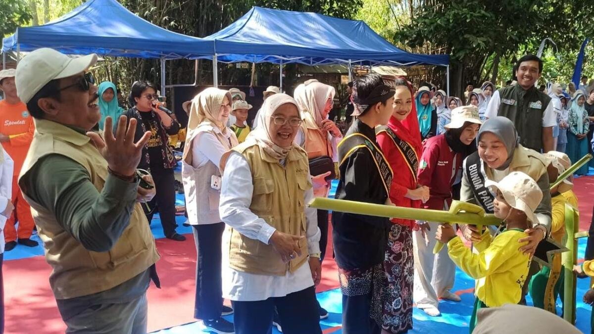 HAN ke-42 di Sidoarjo, Anak Kembali Menikmati Serunya Permainan Tradisional